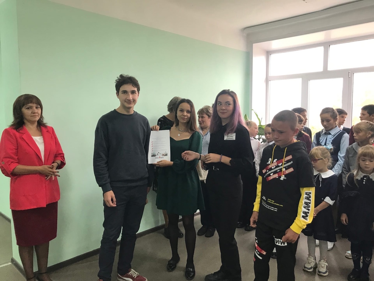 Открытие образовательного центра «Точка роста».